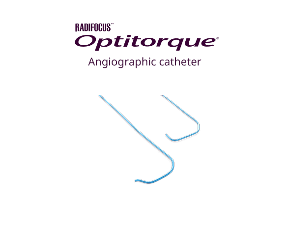 RADIFOCUS Optitorque - Angiographic catheter