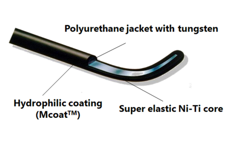 Design Structure of radifocus guidewire (image)