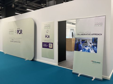 Education booth at EuroPCR2024
